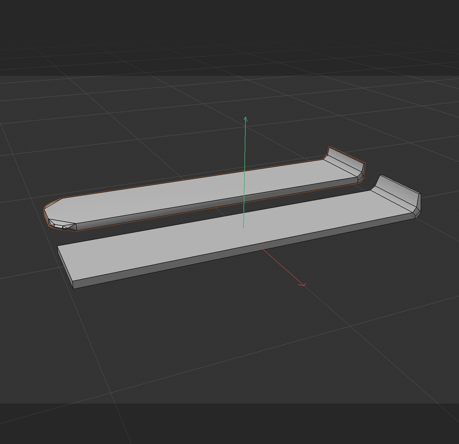 I tested different way to make a shape for the main body of the nail clipper.